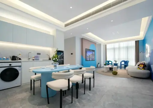 Child-Friendly Parent-Child Three-Bedroom Suite | Home-Style Gathering | Kids Bathtub | Spacious Activity Area