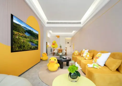 Child-Friendly Parent-Child Three-Bedroom Suite | Home-Style Gathering | Kids Bathtub | Spacious Activity Area