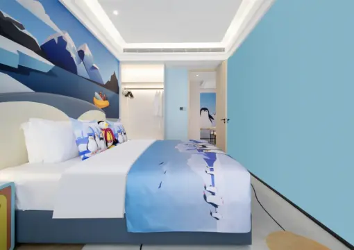 Child-Friendly Parent-Child Two-Bedroom Suite | Duck & Goose Dual Themes | Perfect for Family Gatherings