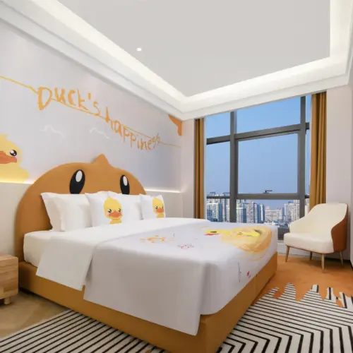 Child-Friendly Parent-Child Two-Bedroom Suite | Duck & Goose Dual Themes | Perfect for Family Gatherings