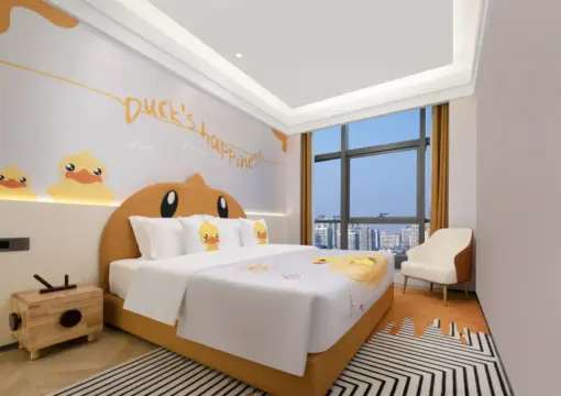 Child-Friendly Parent-Child Two-Bedroom Suite | Duck & Goose Dual Themes | Perfect for Family Gatherings