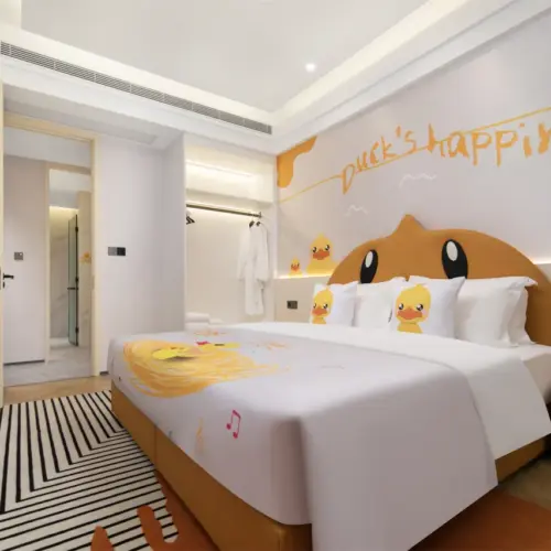 Child-Friendly Parent-Child Two-Bedroom Suite | Duck & Goose Dual Themes | Perfect for Family Gatherings