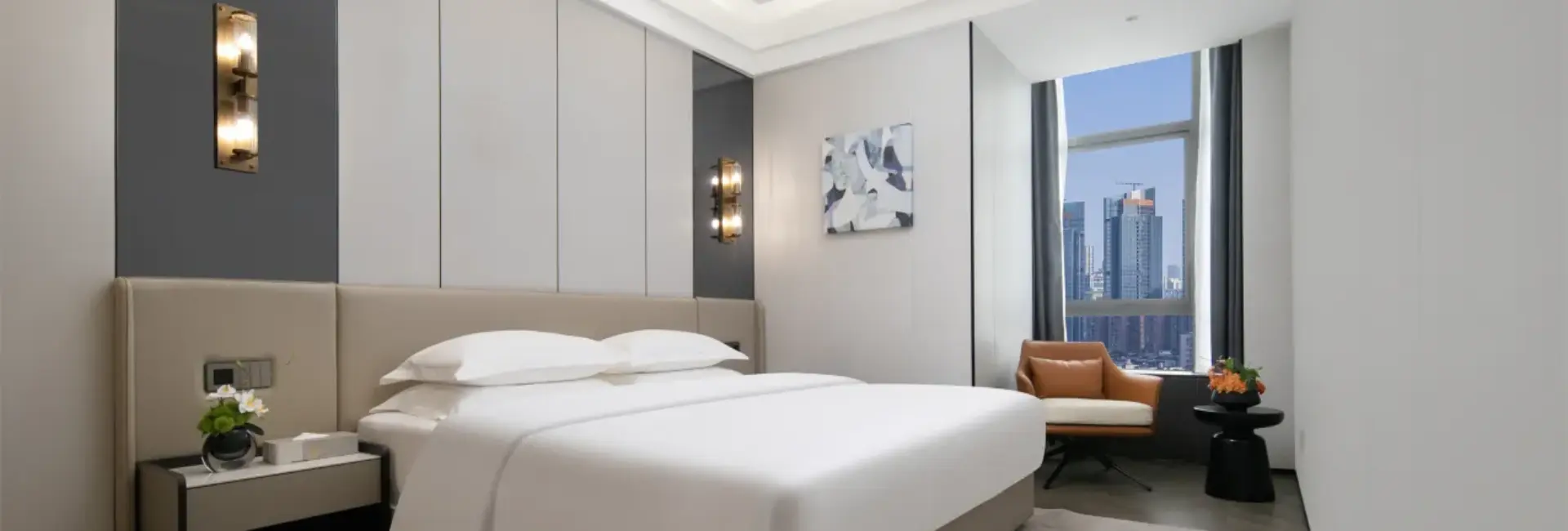 Executive Three-Bedroom Gathering Suite | Separate Bedrooms | Spacious Living Room | Two Bathrooms