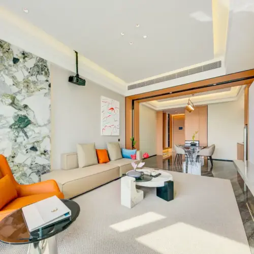 Executive Two-Bedroom Suite with Two Bathrooms | Panoramic Meeting Space | Ideal for Group Gatherings