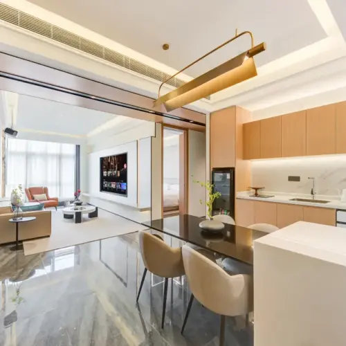 Executive Two-Bedroom Suite with Two Bathrooms | Panoramic Meeting Space | Ideal for Group Gatherings