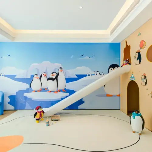 Parent-Child Playland Penguin Themed Suite | Indoor Slide | Spacious Space