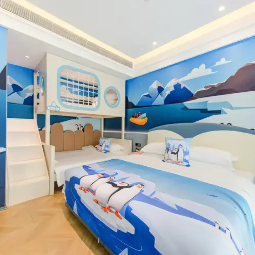 Parent-Child Playland Penguin Themed Suite | Indoor Slide | Spacious Space