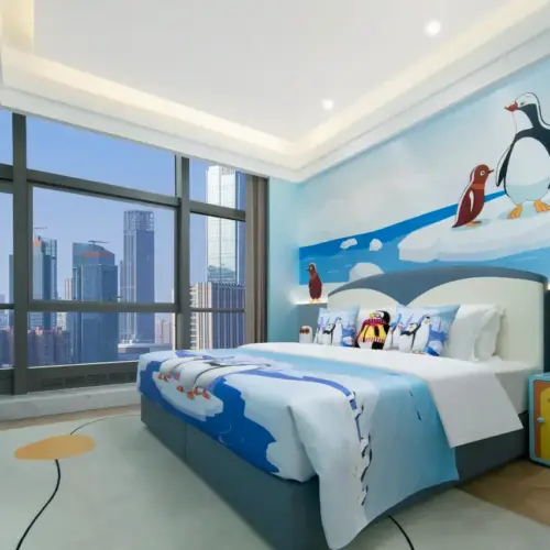 Parent-Child Playland Penguin Themed Suite | Indoor Slide | Spacious Space