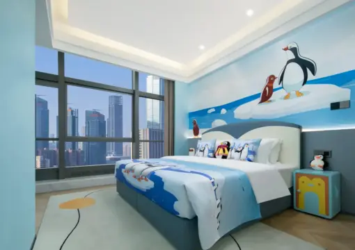 Parent-Child Playland Penguin Themed Suite | Indoor Slide | Spacious Space